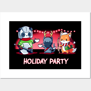 Holiday Party Posters and Art